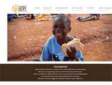Tablet Screenshot of hopeendeavors.com
